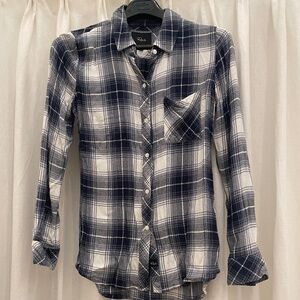Rails plaid flannel button down shirt size XS